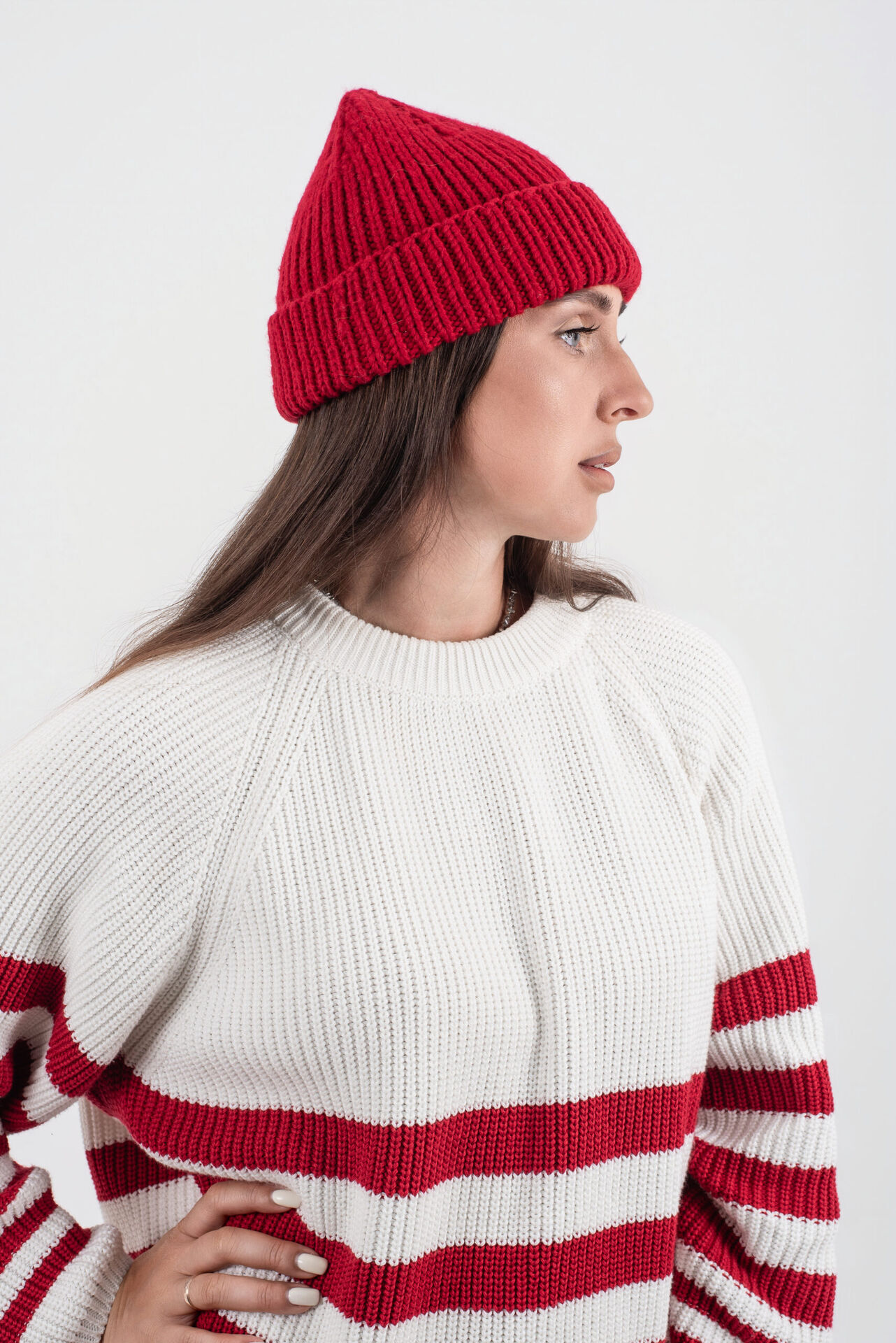Шапка “Merino Soft” | Красный — изображение 2
