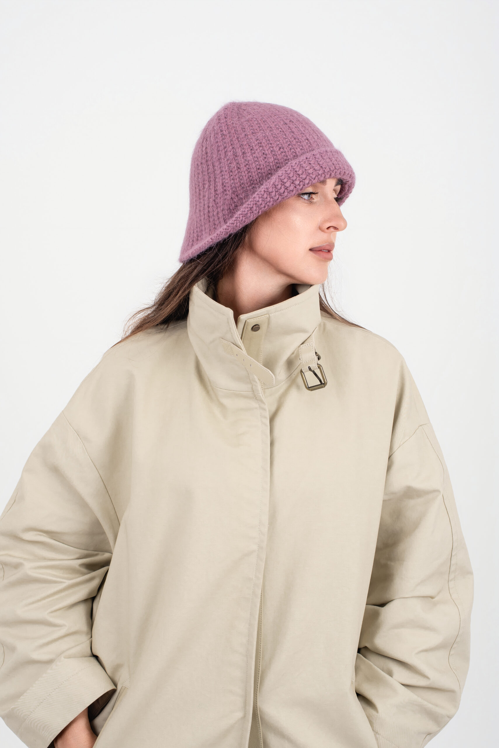 Панама “Cloche hat” | Лиловый — изображение 2
