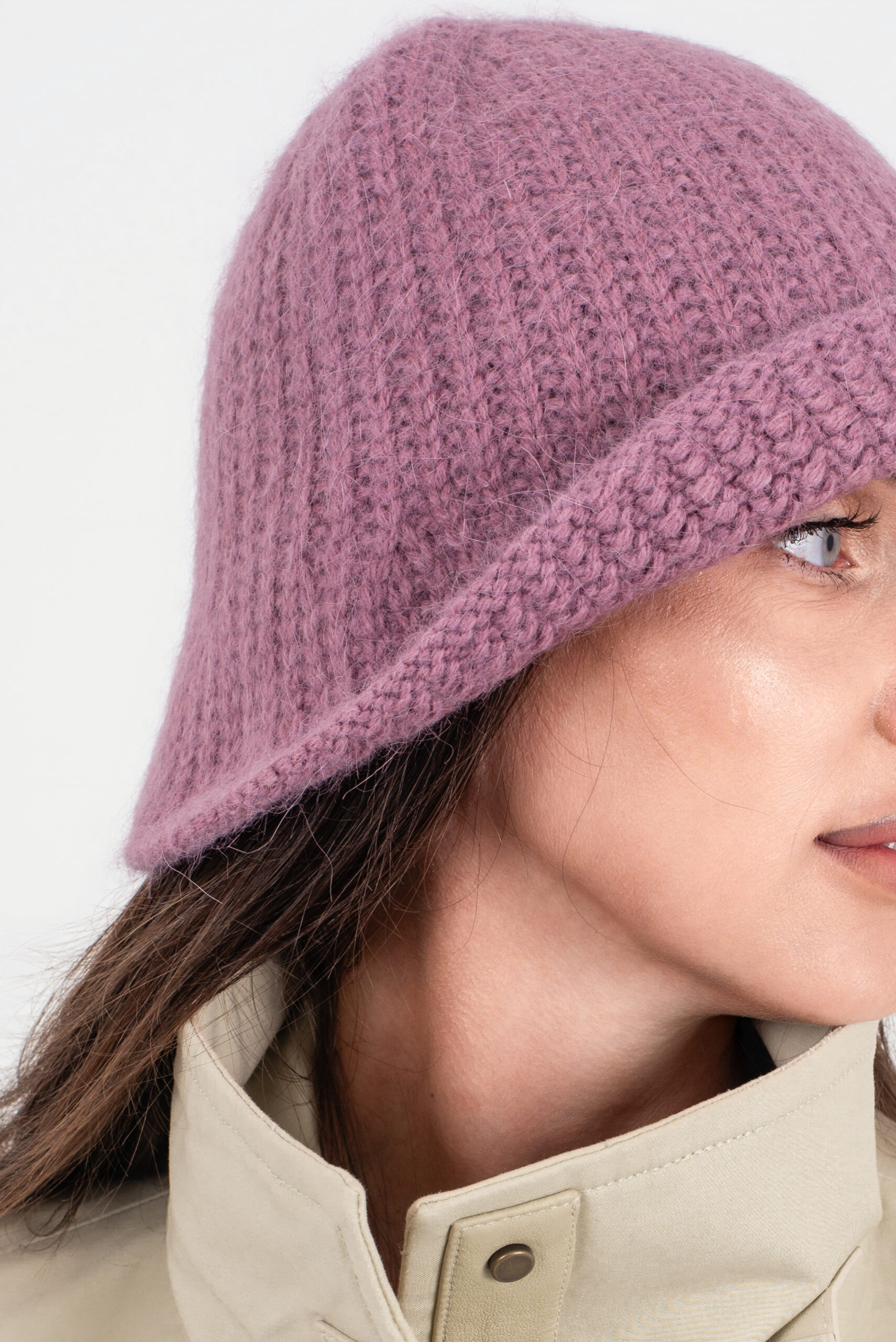Панама “Cloche hat” | Лиловый — изображение 3