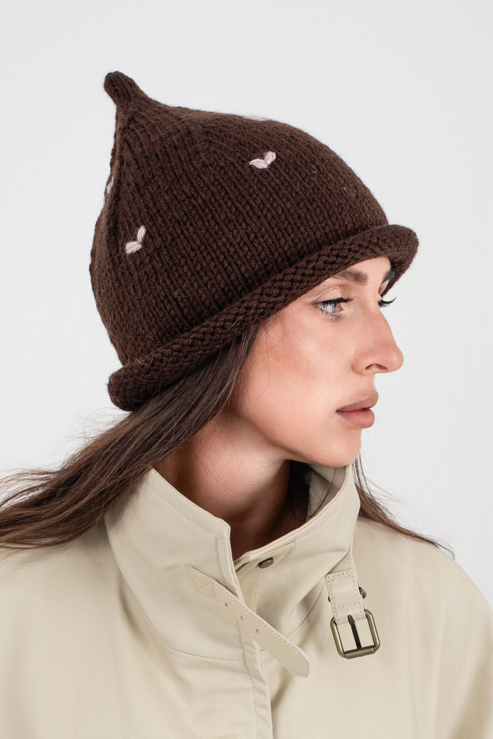 Шапка “Pippa” | Коричневый — изображение 3